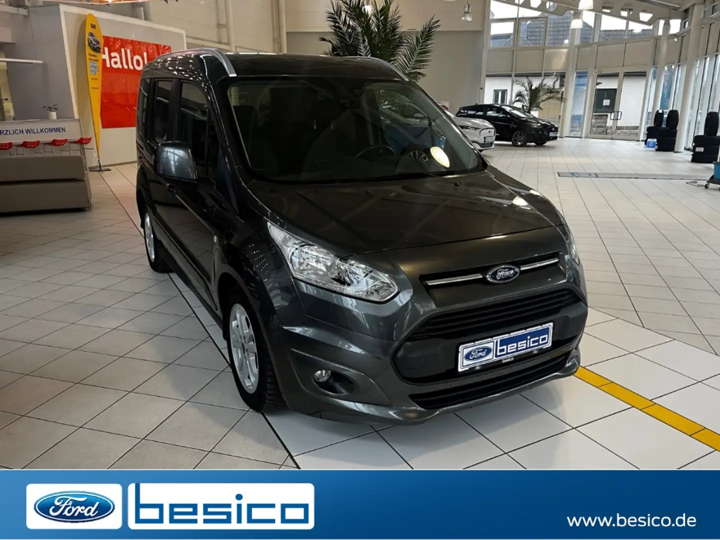 Ford Tourneo Connect Titanium L1+PanoDach+PDC+NSW+LMF Grau - 1