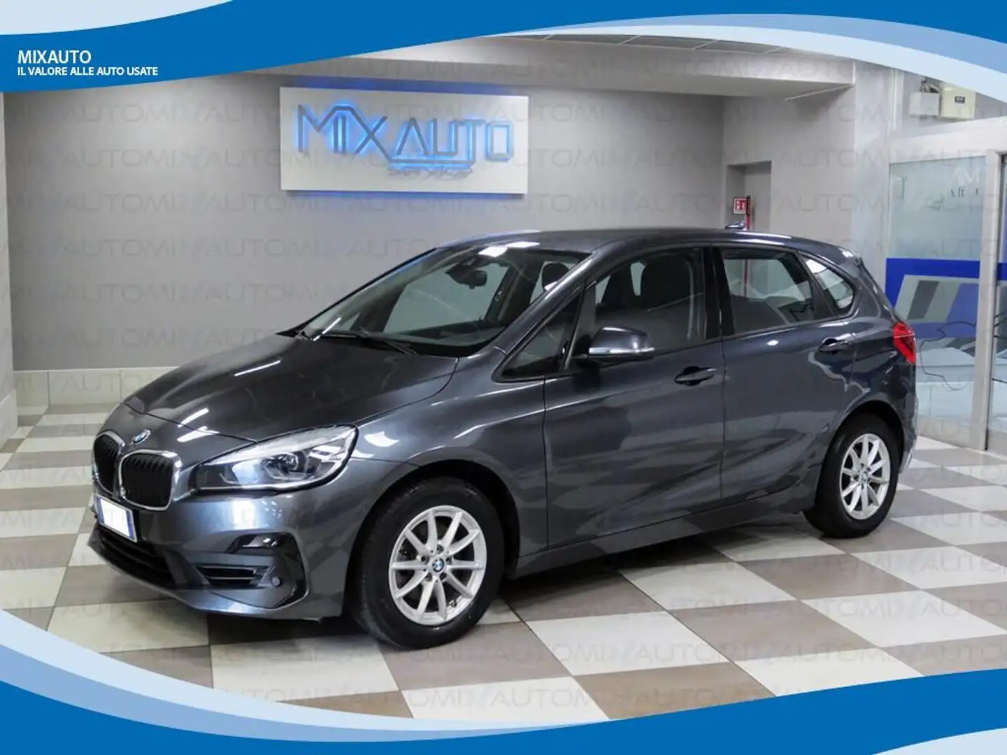 BMW 218 i Active Tourer Business EU6D-Temp Grigio - 1