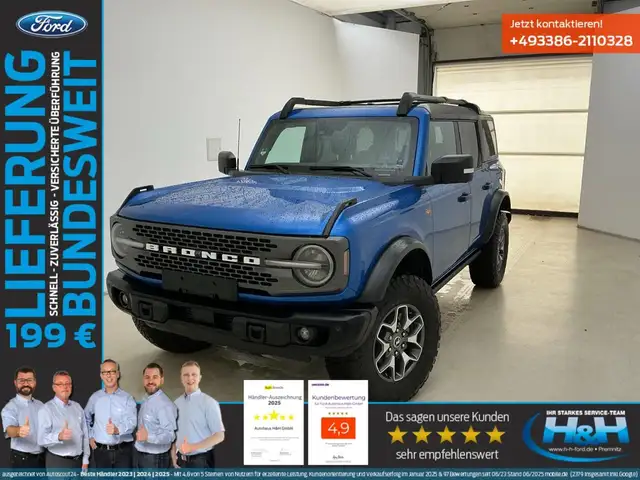 Ford Bronco 2.7 V6 Aut 4WD BADLANDS LED+ACC+360°Kam