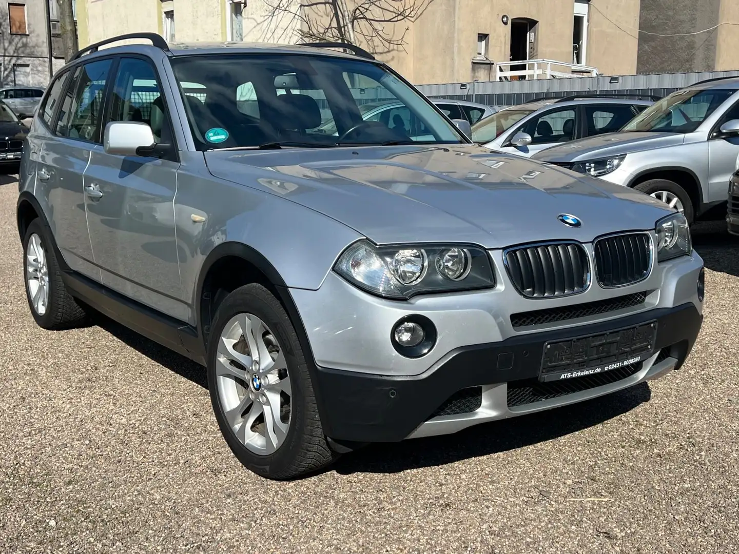 BMW X3 Baureihe X3 2.0d"Klima"AHK"Leder"Turbo Defekt Silber - 2