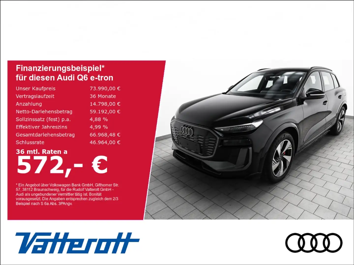 Audi Q6 SUV 55 quattro AHK Matrix TechPlus Beifahrerdispla Schwarz - 1