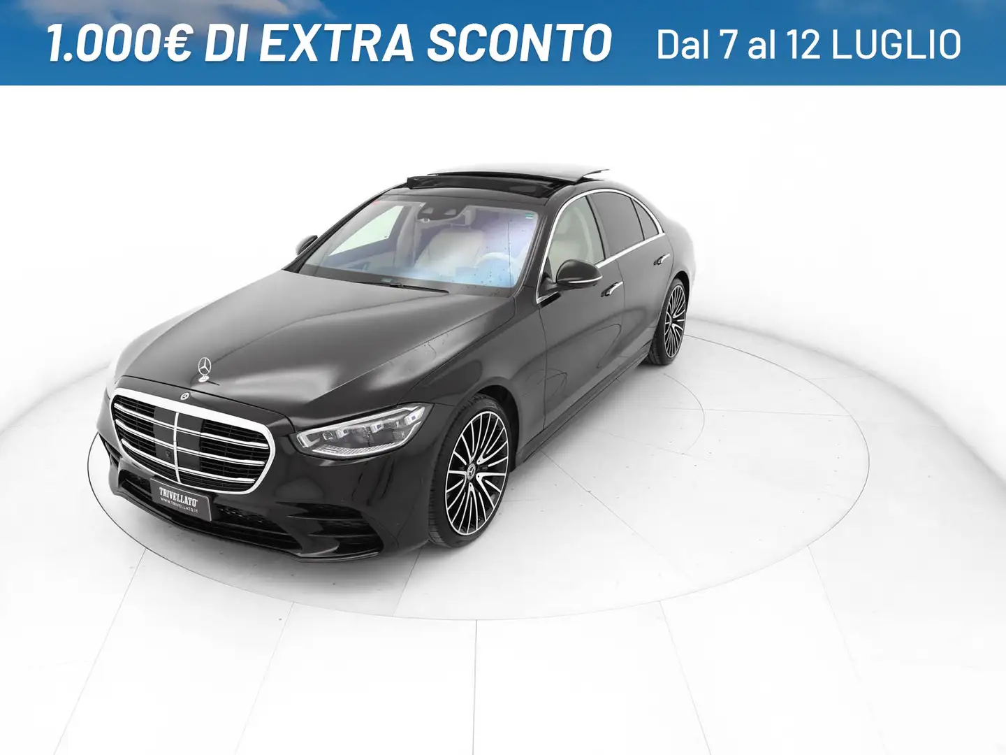 Mercedes-Benz S 400 400 d premium plus 4matic auto Czarny - 1