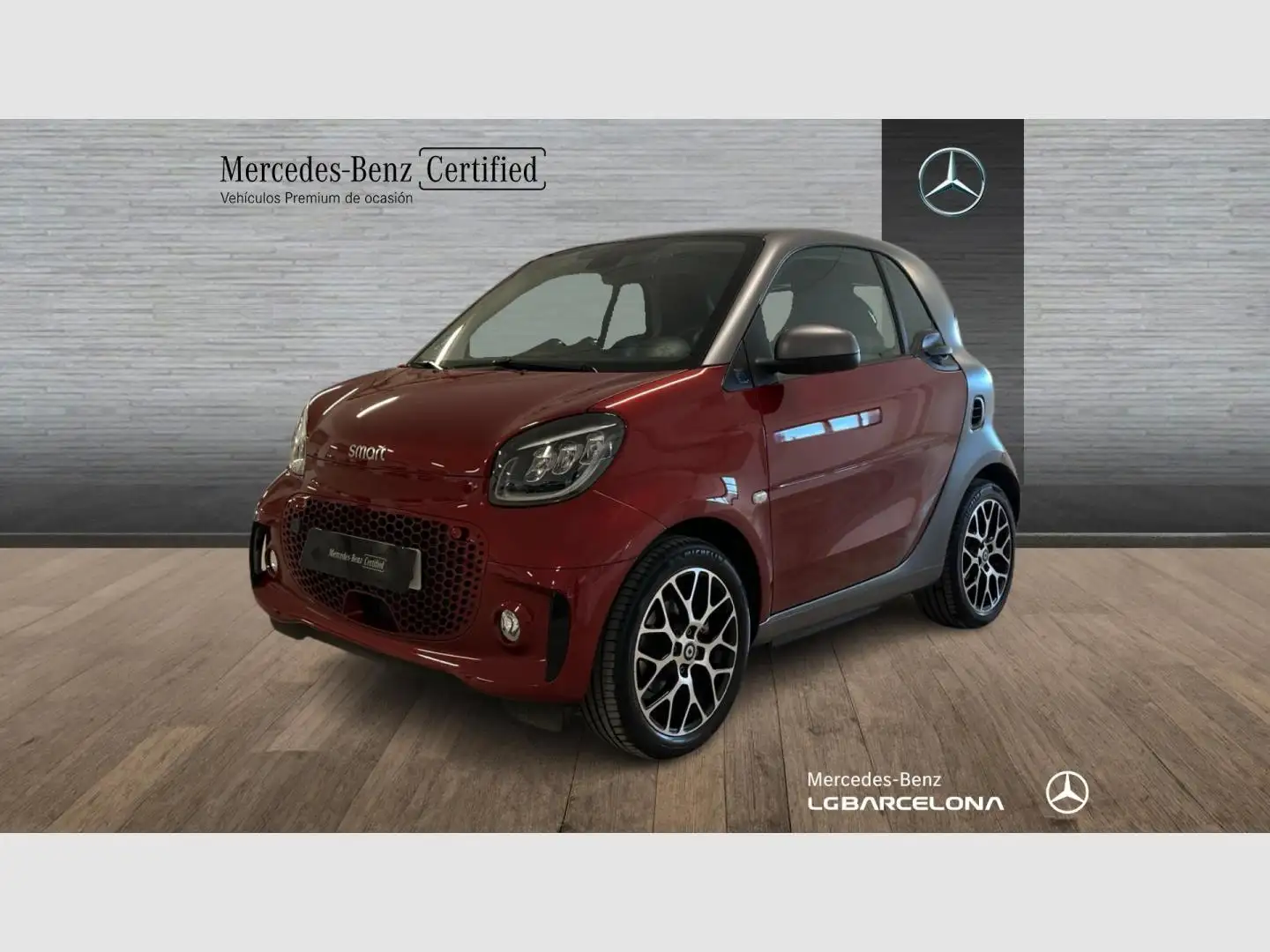 smart forTwo Coupé EQ Rojo - 1