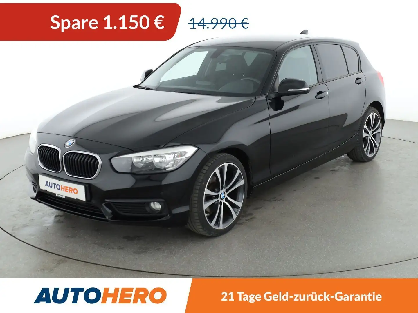 BMW 116 116i Advantage *TEMPO*PDC*SHZ*KLIMA* Noir - 1