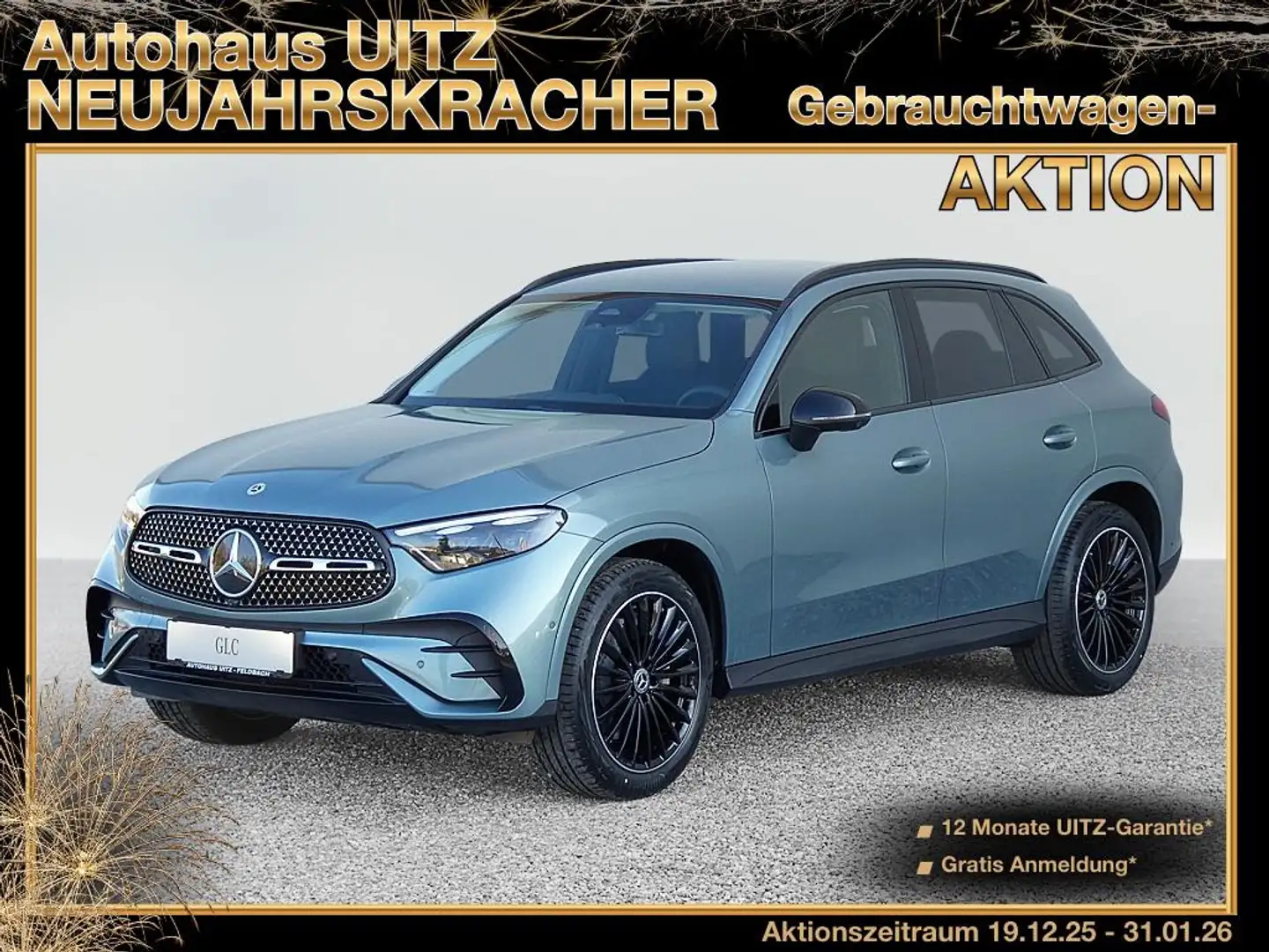 Mercedes-Benz GLC 220 d 4MATIC +AMG+Night+AHK+360°+LED+Winter Argent - 1