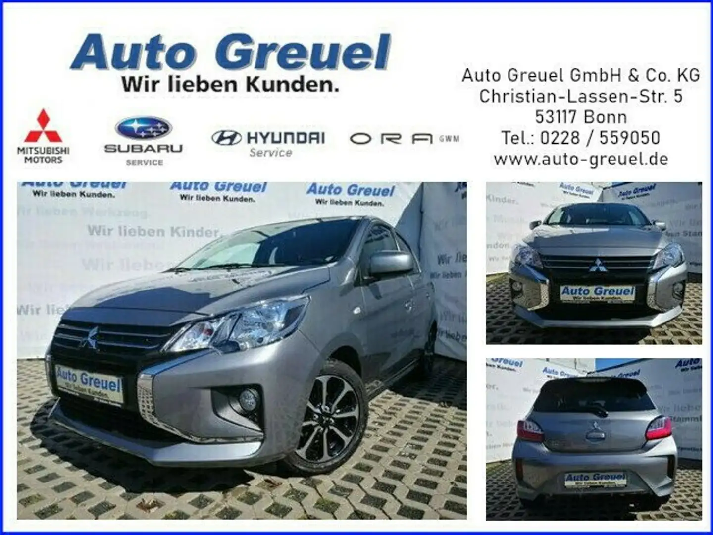 Mitsubishi Space Star 1.2 Select+ Basalt-Grau Grau - 1