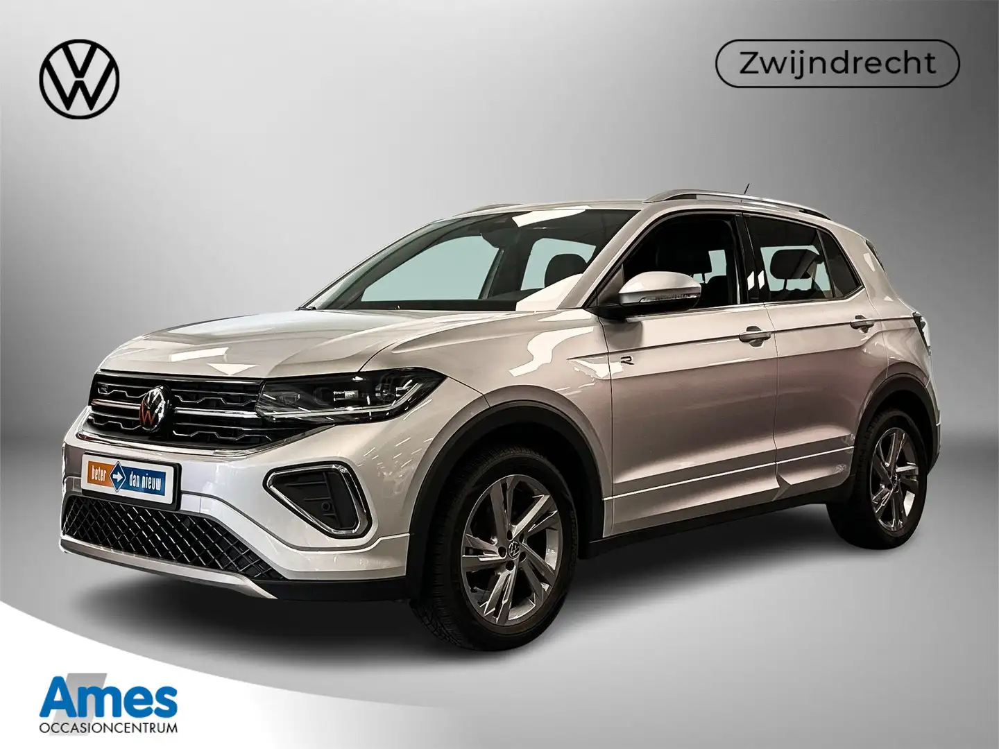 Volkswagen T-Cross 1.5 TSI 150pk R-Line Matrix LED / Carplay / R-Line Zilver - 1
