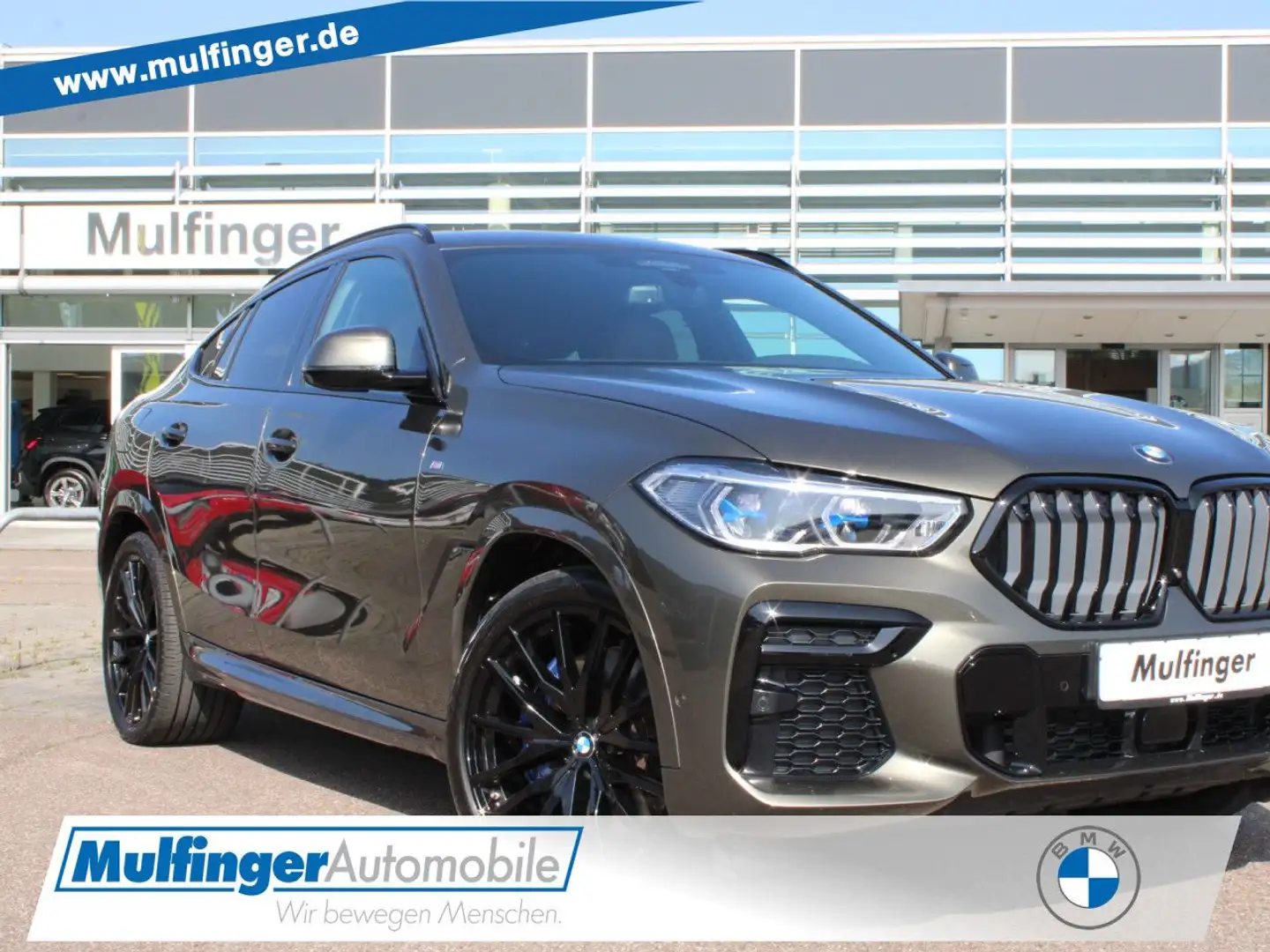 BMW X6 x40d M Sport HUD Laser Standh.SurView ACC 22" Grün - 1