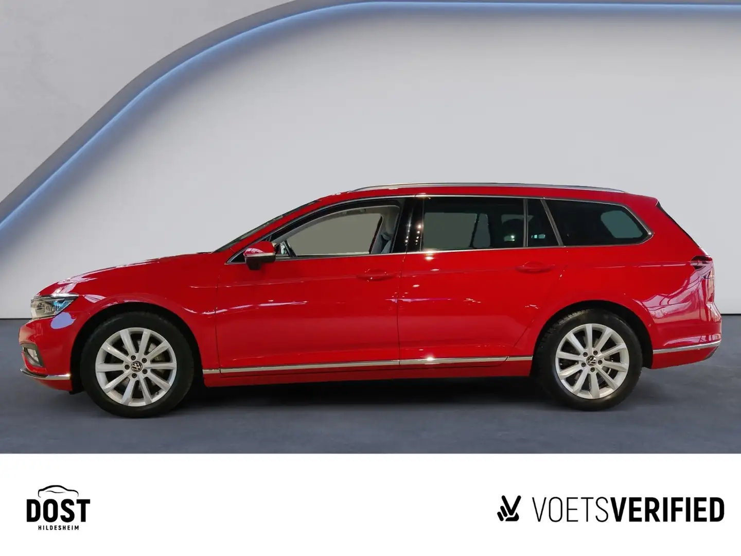Volkswagen Passat Variant 2.0 TDI Elegance DSG MATRIX+STHZG Rojo - 2