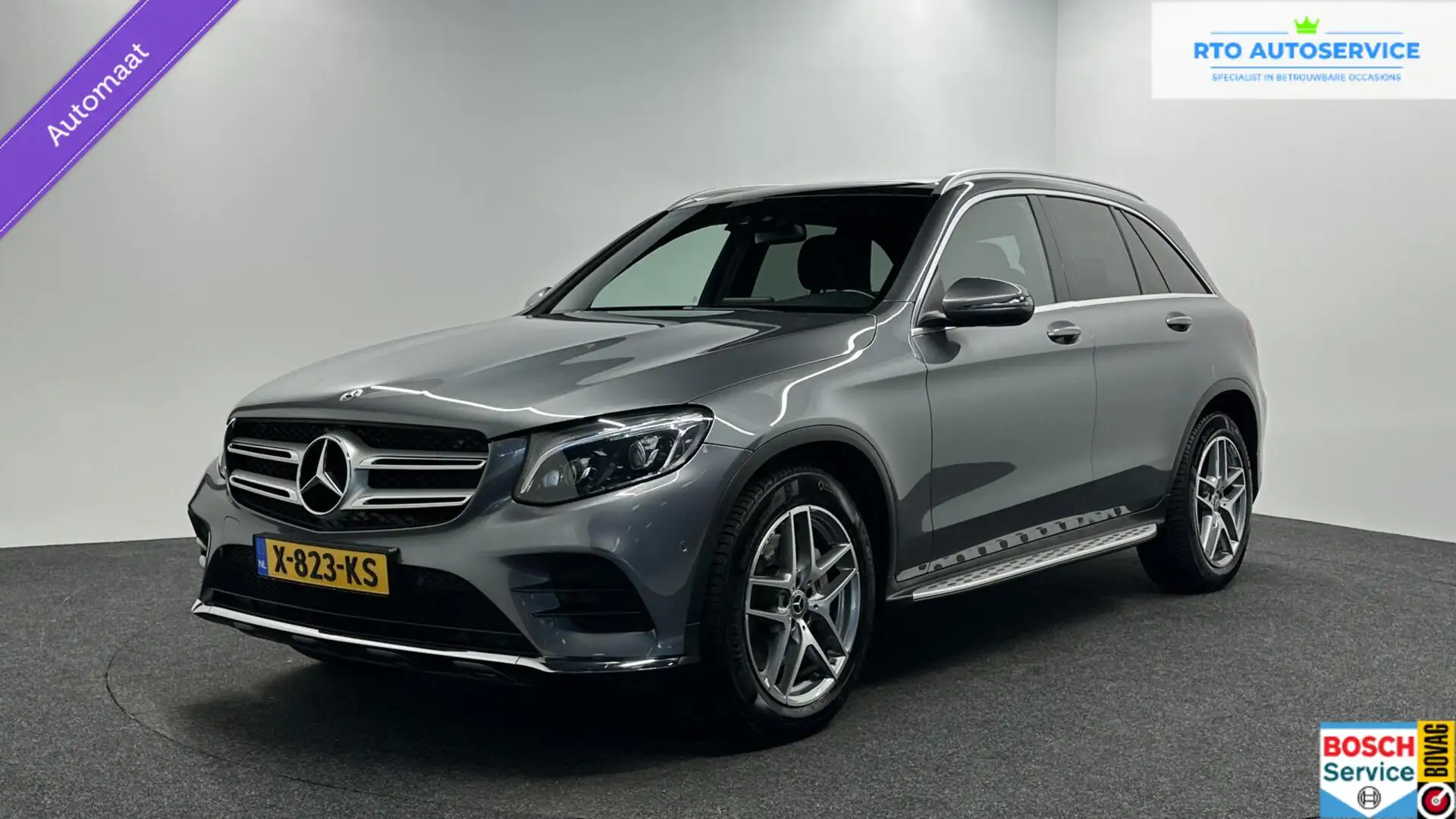 Mercedes-Benz GLC 250 4MATIC AMG|Burmester|Pano|Trekhaak. Gris - 1