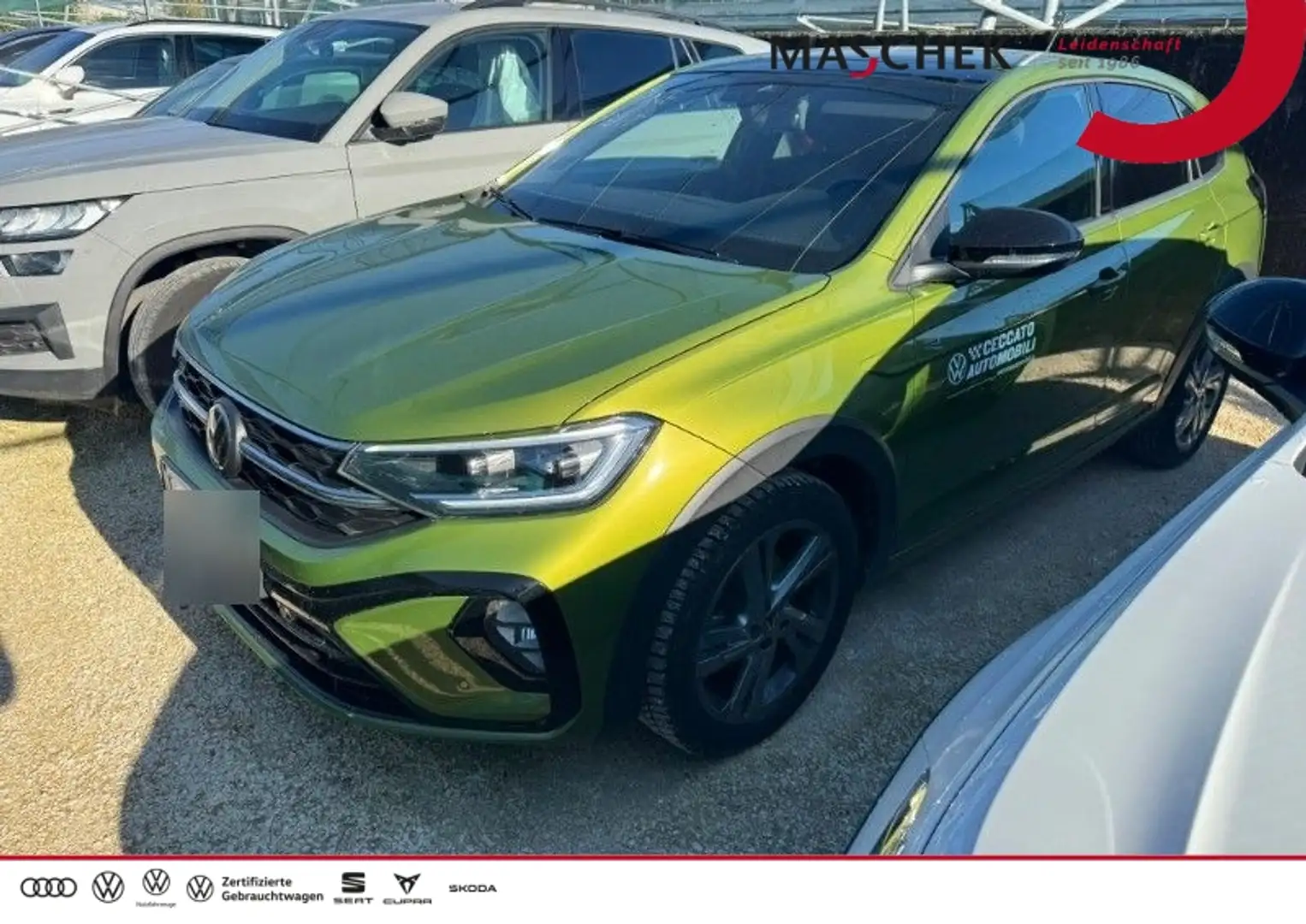 Volkswagen Taigo R-Line 1.0 TSI DSG Pano IQLight ACC Pano Grün - 1