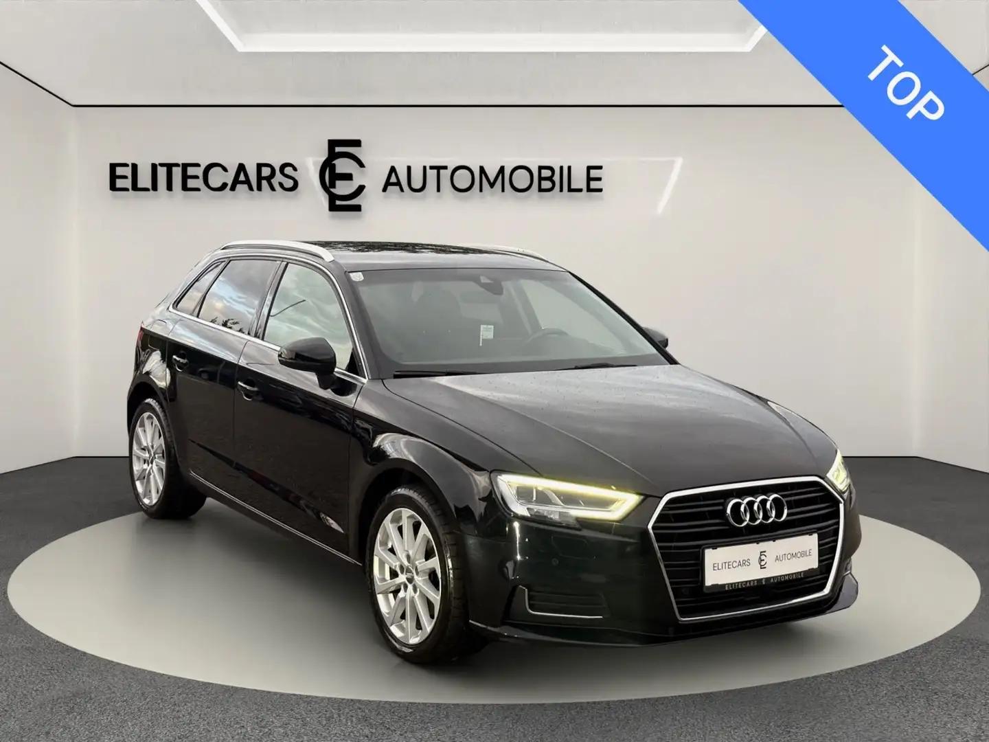 Audi A3 1.6 TDI SPORTBACK / ABSTANDSTEMPOMAT / SITZHEIZUN Schwarz - 1