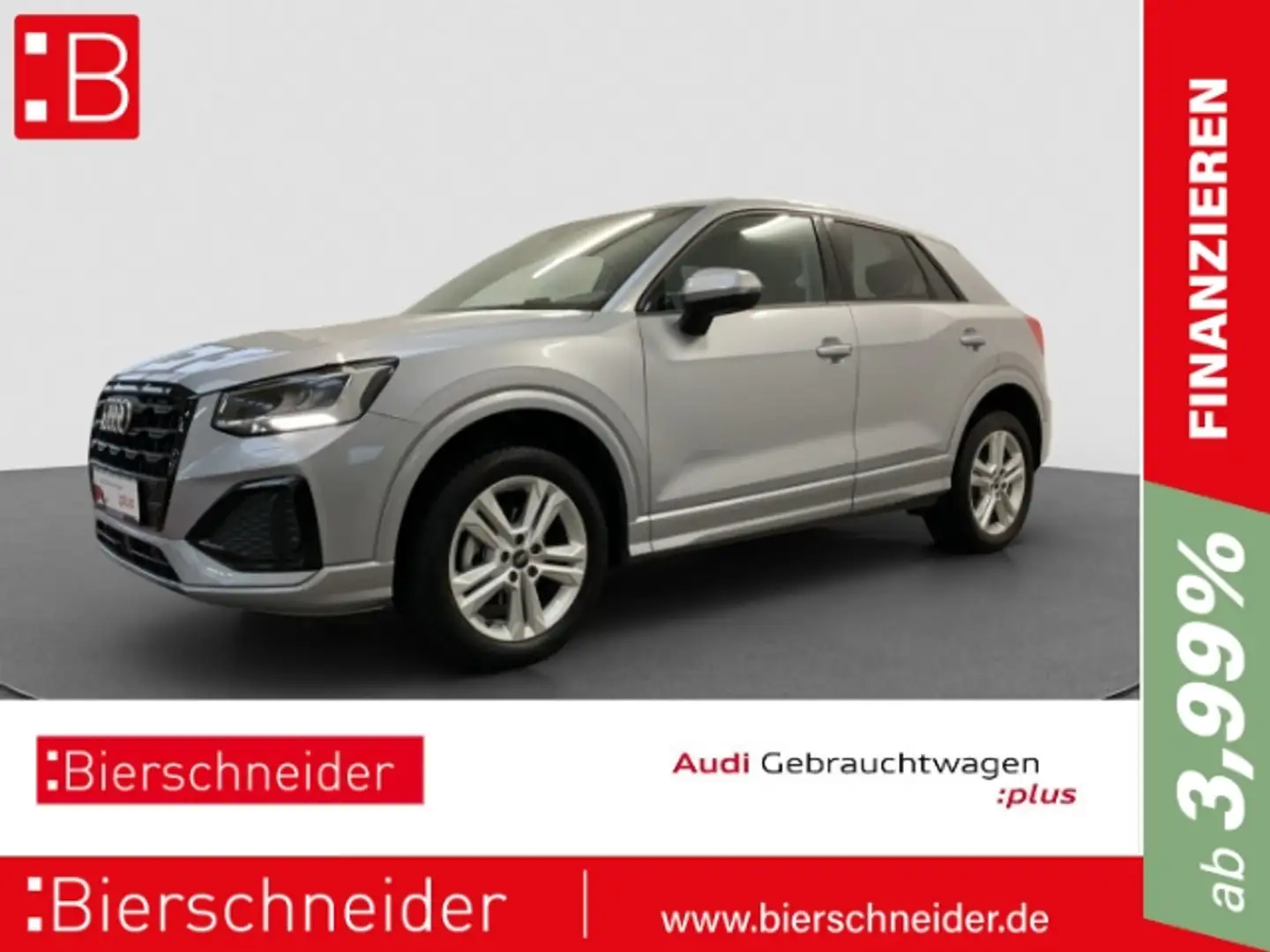 Audi Q2 30 TDI advanced Black AHK LED NAVI GRA 5J.GAR Silber - 1