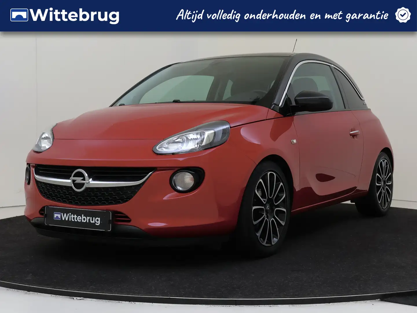 Opel Adam 1.0 90PK Turbo Glam Panoramadak | Parkeerhulp | Li Rood - 1