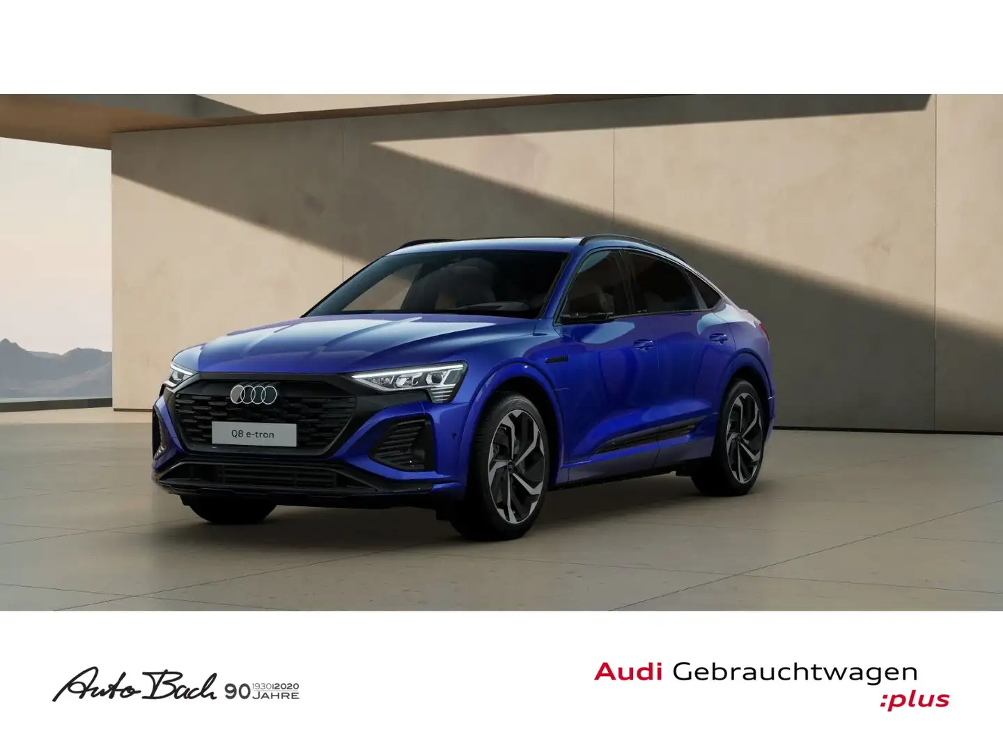 Audi Q8 e-tron S line 55 e-tron qu Navi LED Bleu - 1