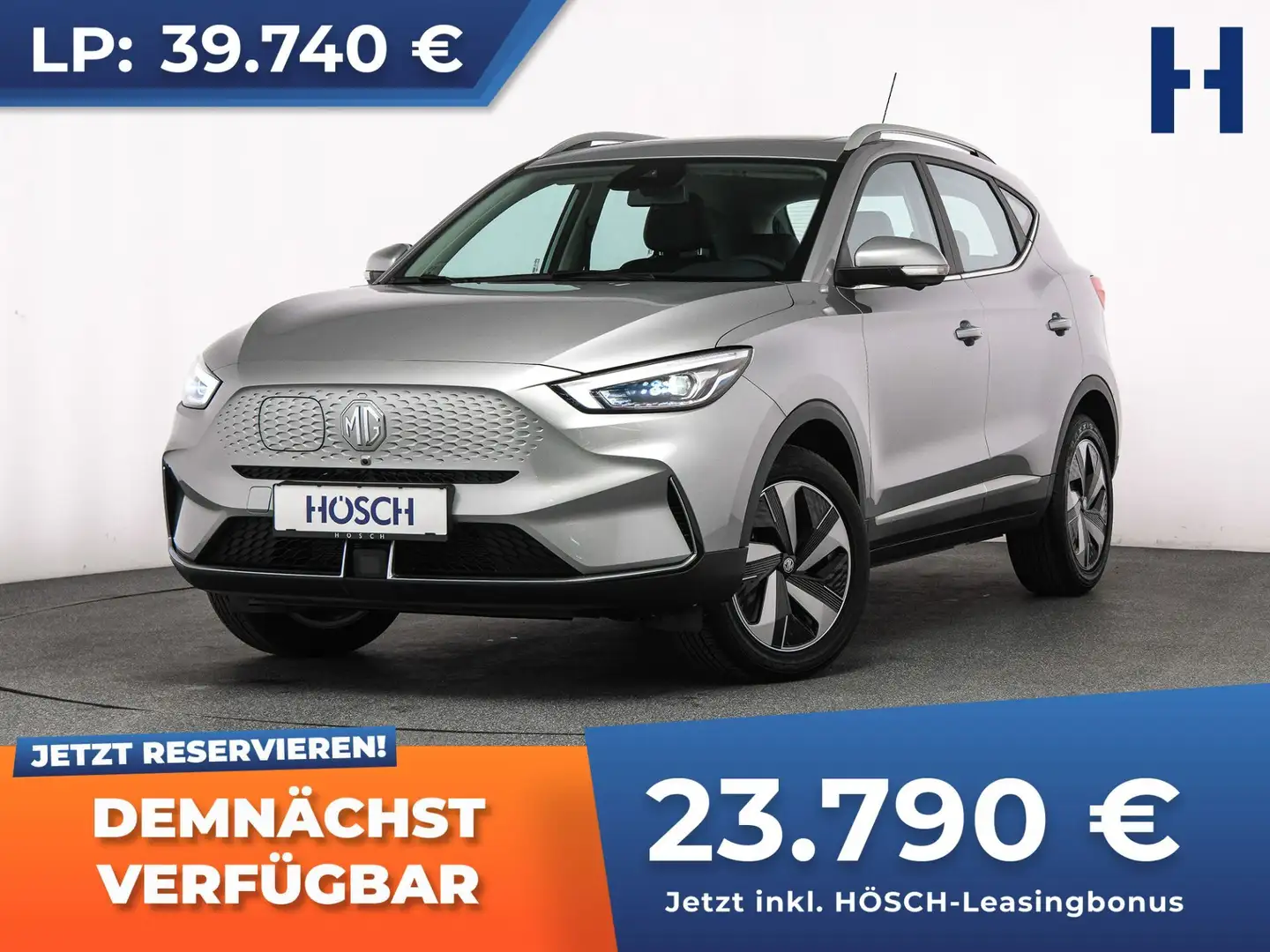 MG ZS EV Luxury 51 kWh NEU TOP-AUSSTATTUNG -40% Zilver - 1
