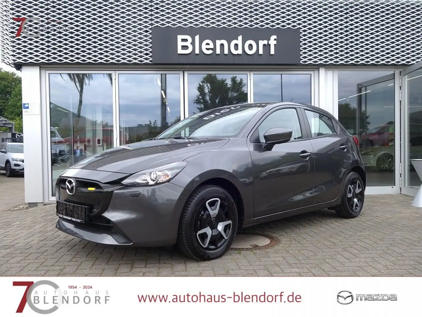 Mazda 2 Center-Line 90 Automatik|LED|Apple Carplay Grau - 1