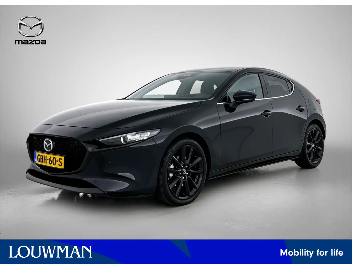 Mazda 3 2.0 e-SkyActiv-X M Hybrid 186 Homura | Navigatie | Schwarz - 1