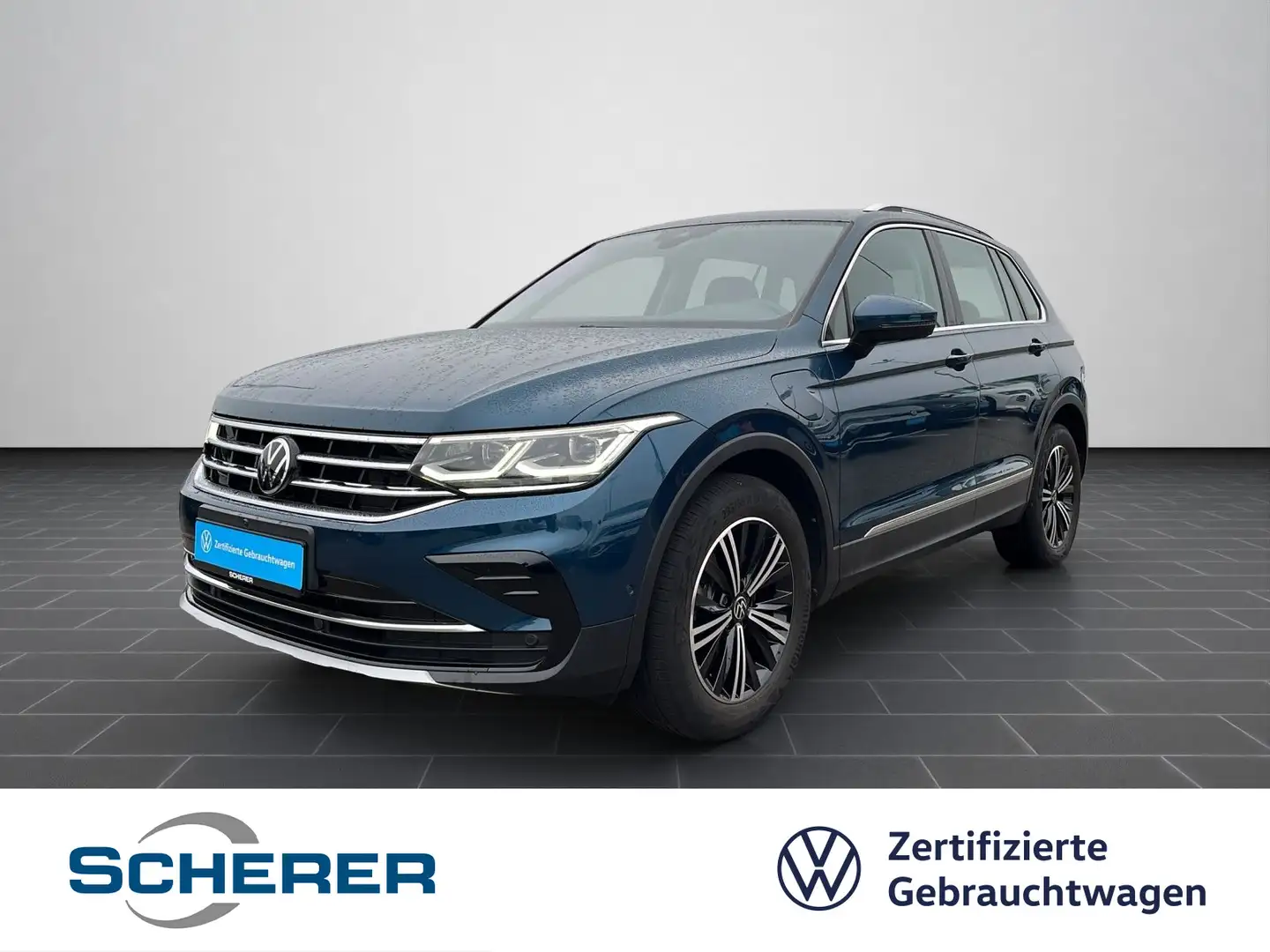 Volkswagen Tiguan Elegance 1.4 eHybrid DSG IQ.LIGHT NAVI 36 Blau - 1