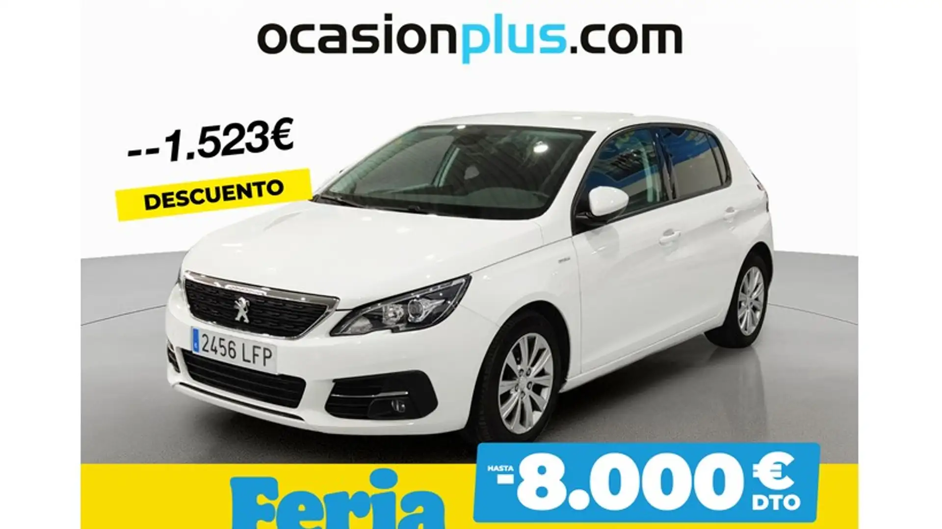 Peugeot 308 1.5BlueHDi S&S Style EAT8 130 Wit - 1