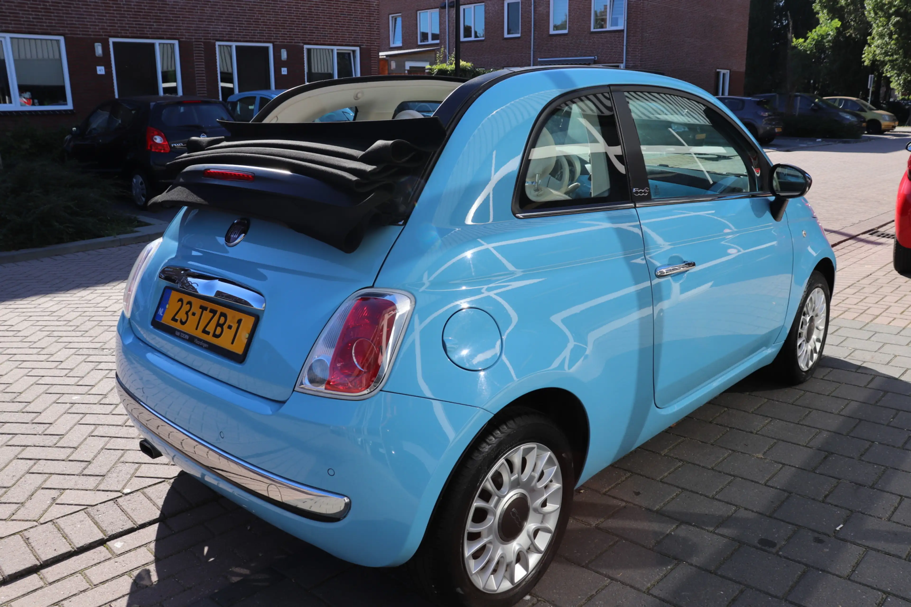 Fiat 500C 1.2 Easy Cabrio dak, distributieriem is vervangen, — photo 4