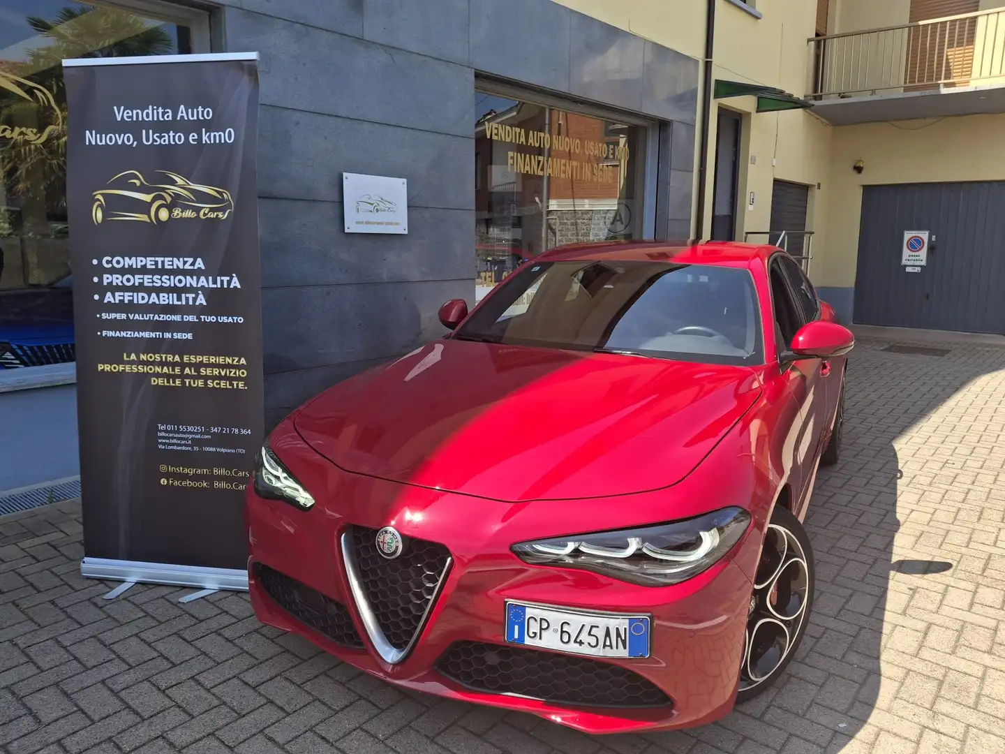 Alfa Romeo Giulia Giulia 2.2 t Sprint 160cv auto Rouge - 1