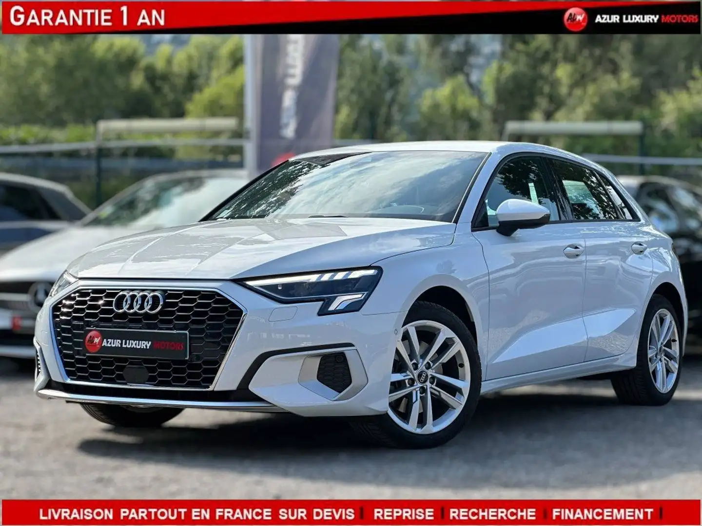 Audi A3 30 TFSI 110 DESIGN Blanc - 1