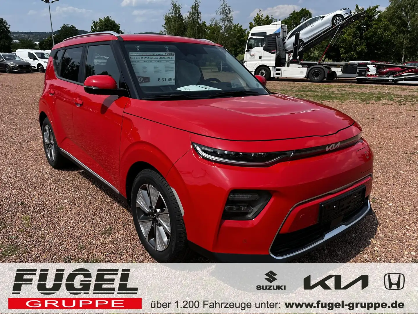 Kia Soul e-Soul 64 kWh Inspiration LED|Navi|ACC|WP Rouge - 1