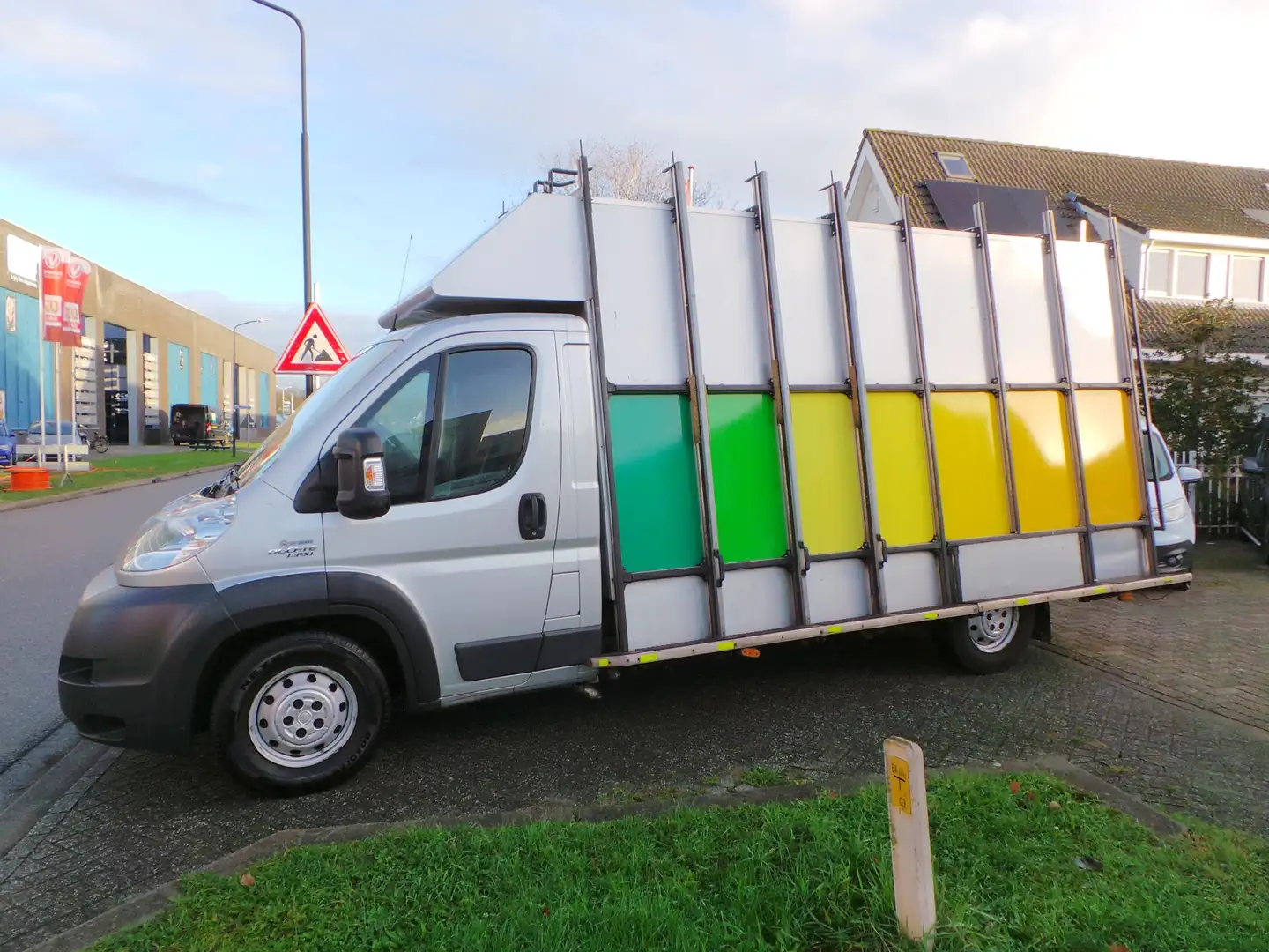Fiat Ducato 35H 2.3 MultiJet XL Glasresteel Airco,3 persoons,e Grijs - 1