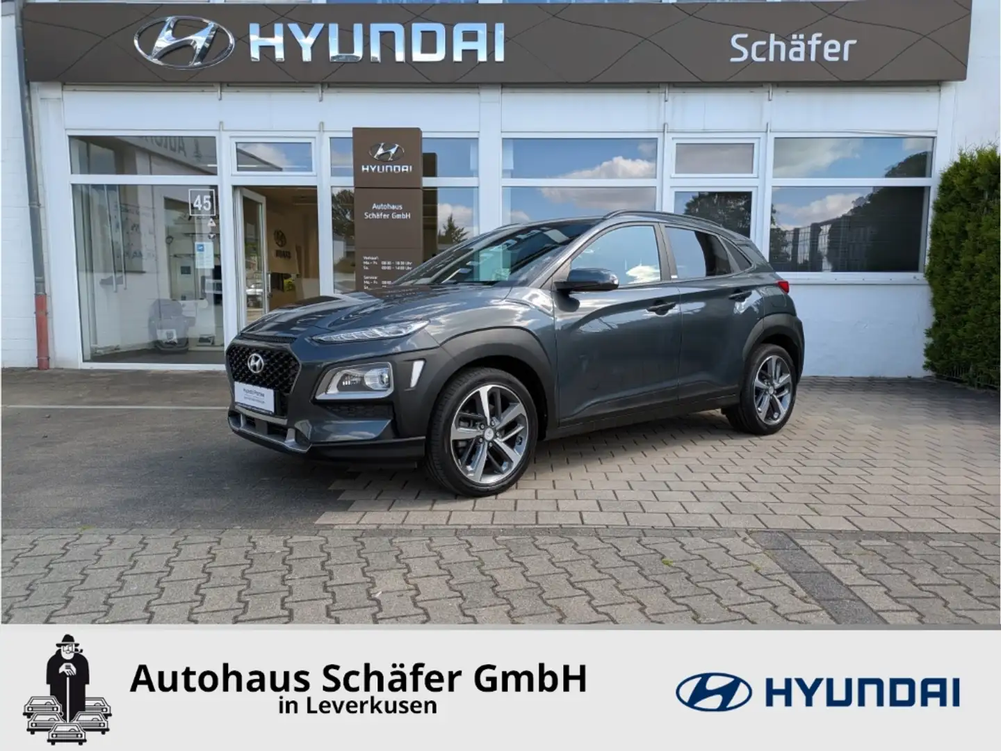 Hyundai KONA Advantage + HUD Navi DAB SHZ LenkradHZG Soundsyste Gris - 1