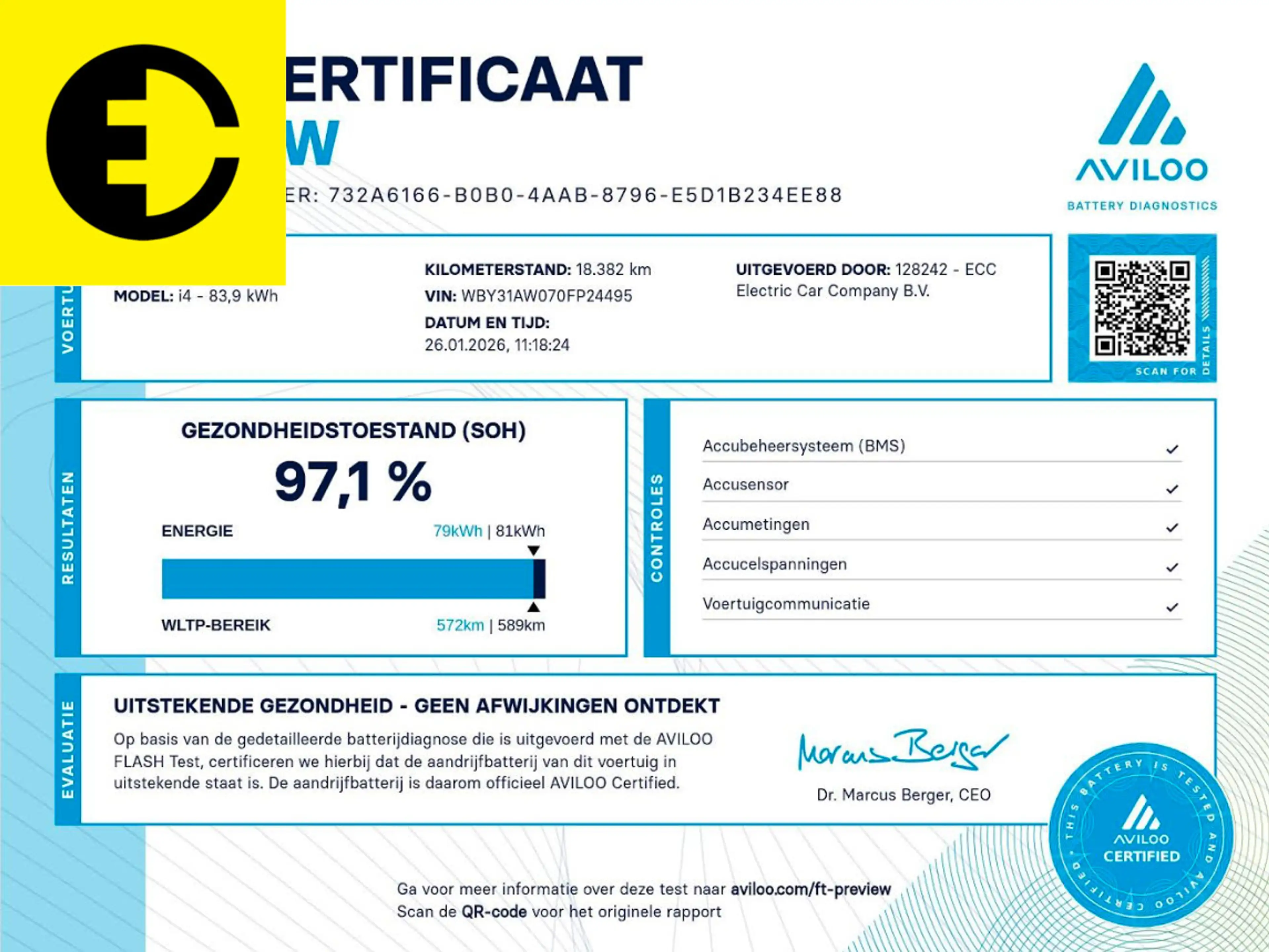 BMW i4 M50 High Executive 84 kWh | Stuurverwarming | 97,1 — photo 2