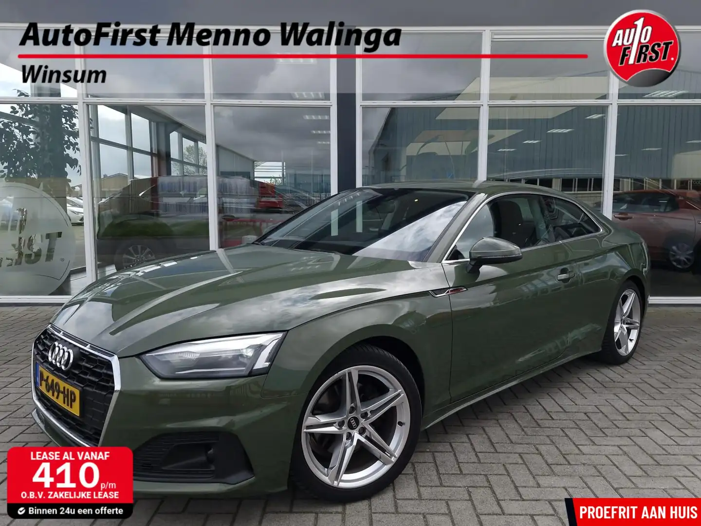 Audi A5 Coupé 35 TFSI Pro Line| Clima | PDC | Unieke Kleur Groen - 1