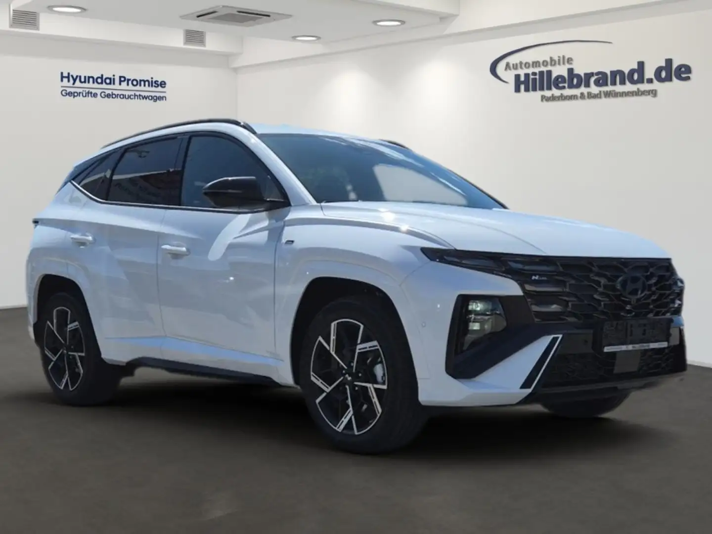 Hyundai TUCSON N Line Hybrid 2WD 1.6 T-GDI EU6e HUD El. Panodach Weiß - 2