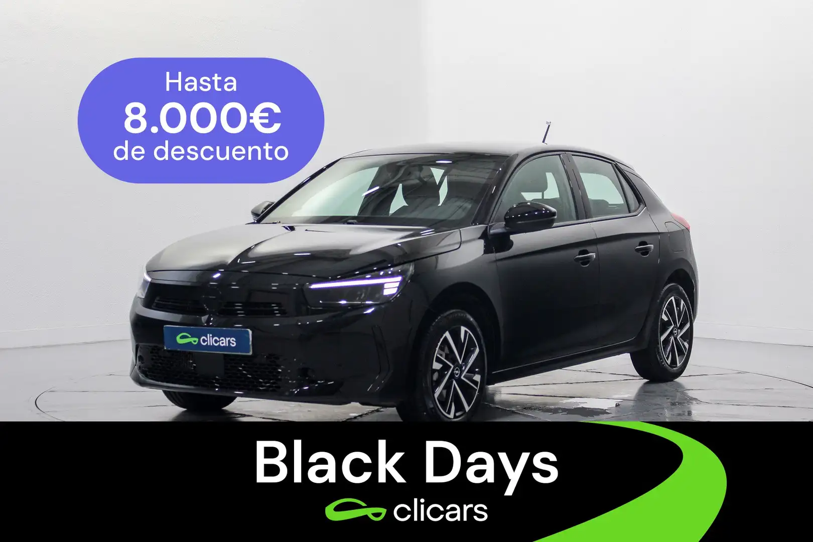 Opel Corsa 1.2T XHL S/S GS 100 Zwart - 1