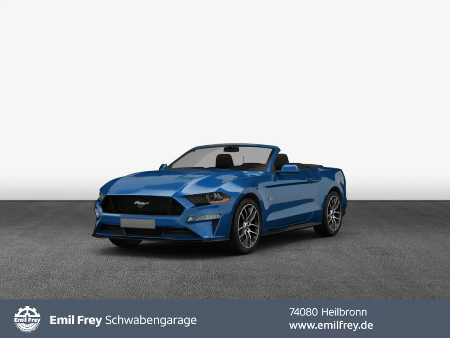 Ford Mustang Convertible 5.0 Ti-VCT V8 Aut. GT Modrá - 1