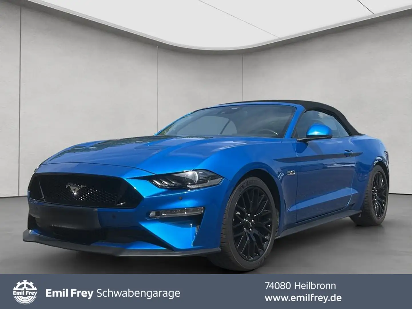 Ford Mustang Convertible 5.0 Ti-VCT V8 Aut. GT Bleu - 1