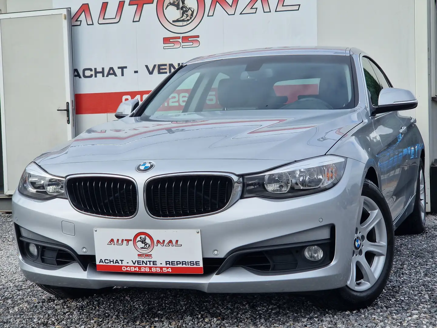 BMW 320 iAS GT Gran Turismo*1 MAIN*EURO 6*CUIR*CAMERA*PDC Gris - 1