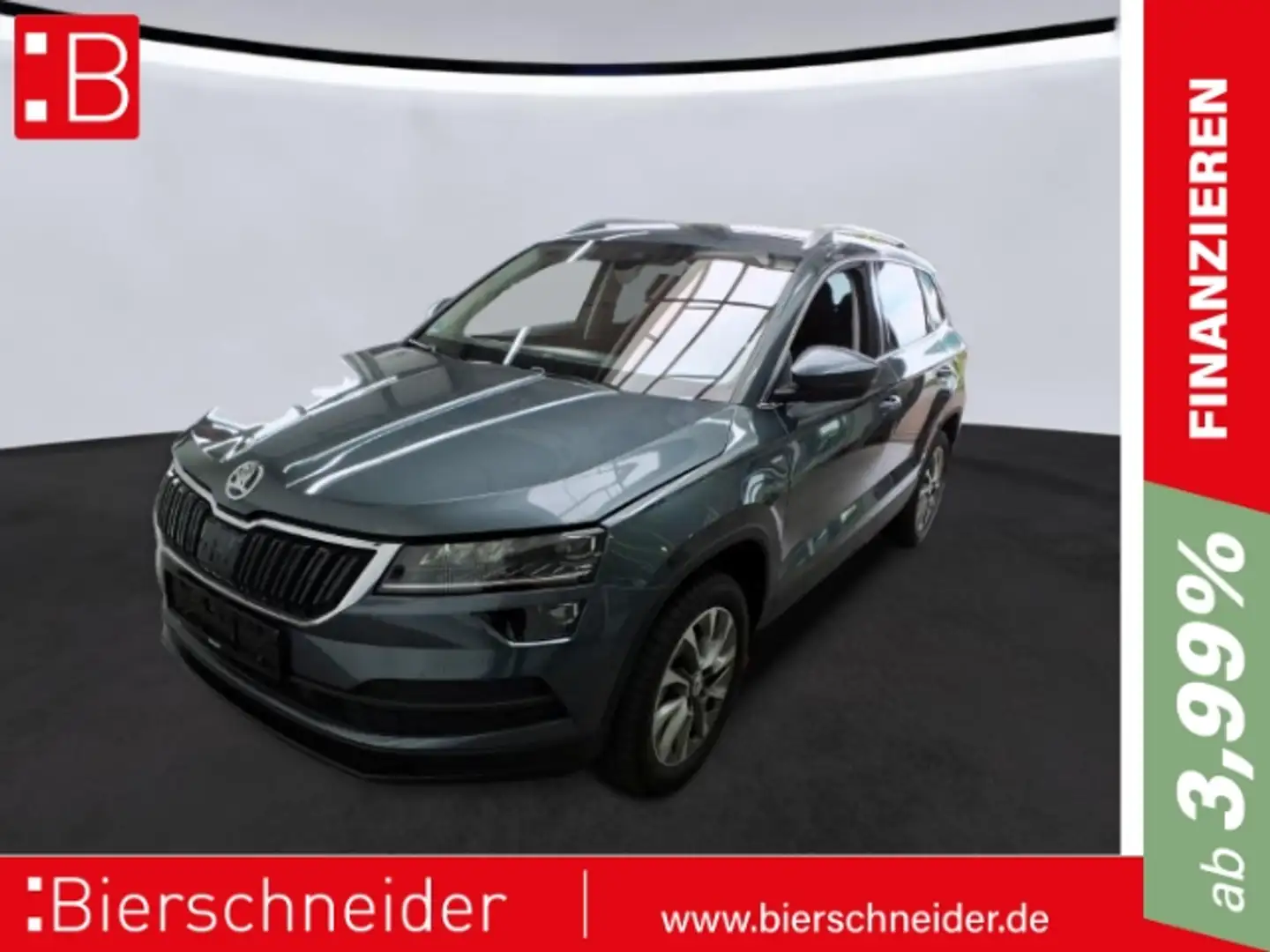 Skoda Karoq 1.5 TSI Clever AHK NAVI SHZ ACC LED Grigio - 1