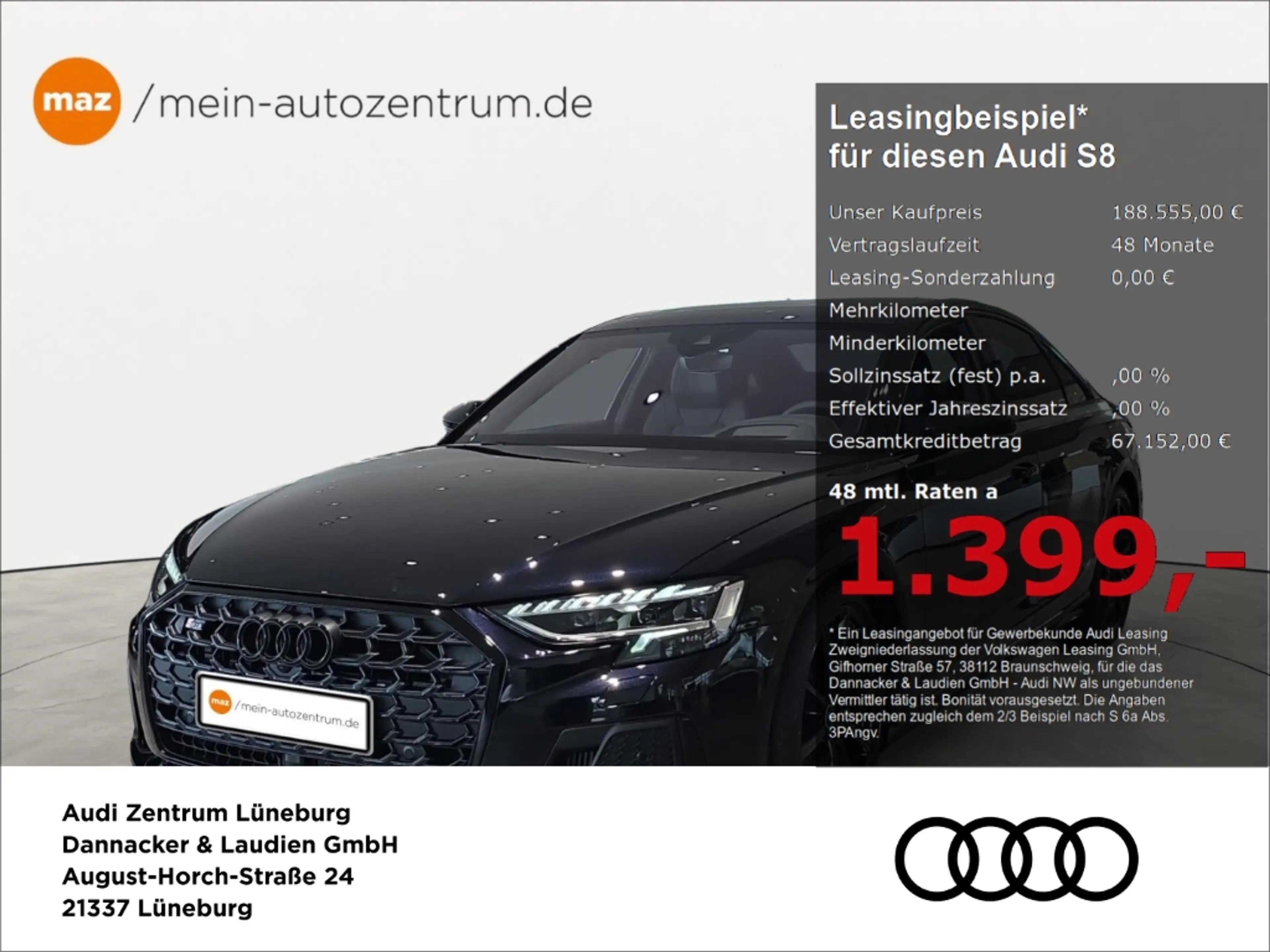 Audi S8 TFSI 420(571) kW(PS) tiptronic