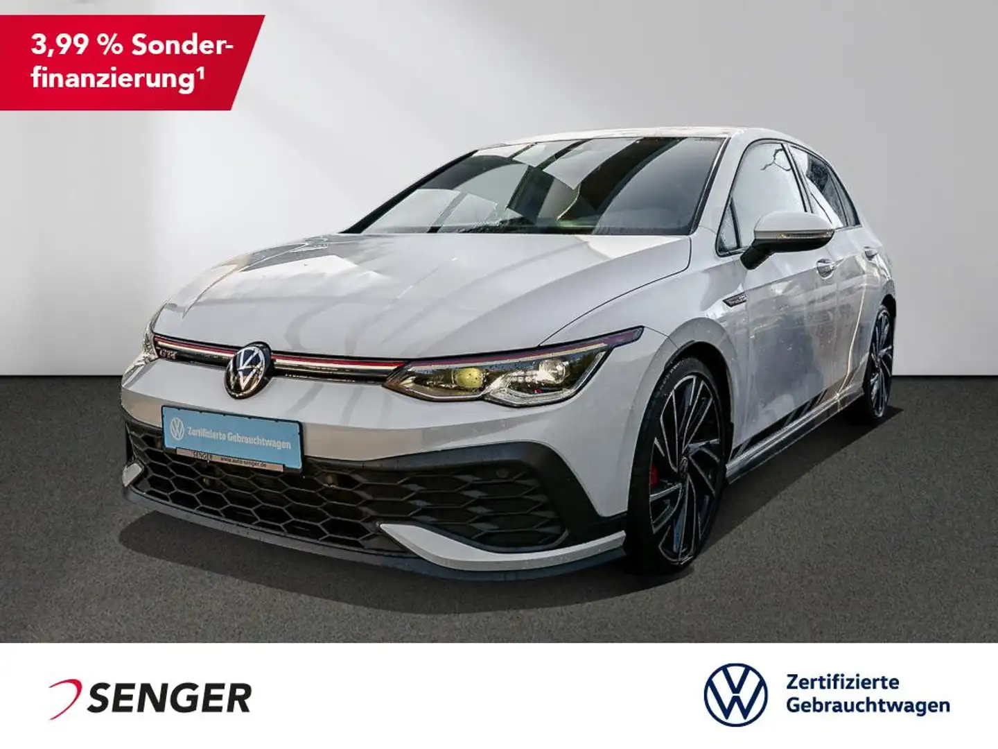 Volkswagen Golf VIII GTI 2.0 TSI Clubsport DCC Matrix Navi Blanc - 1