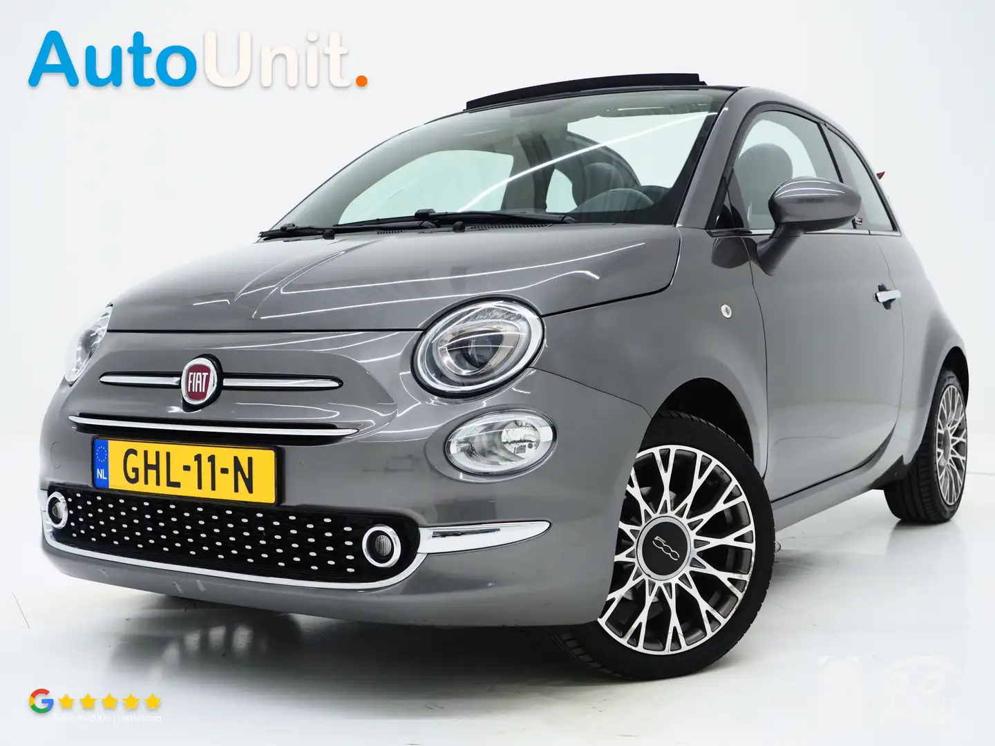 Fiat 500C 1.0 Hybrid Star Design | Luxe | LED | Cruise | DAB Gris - 1