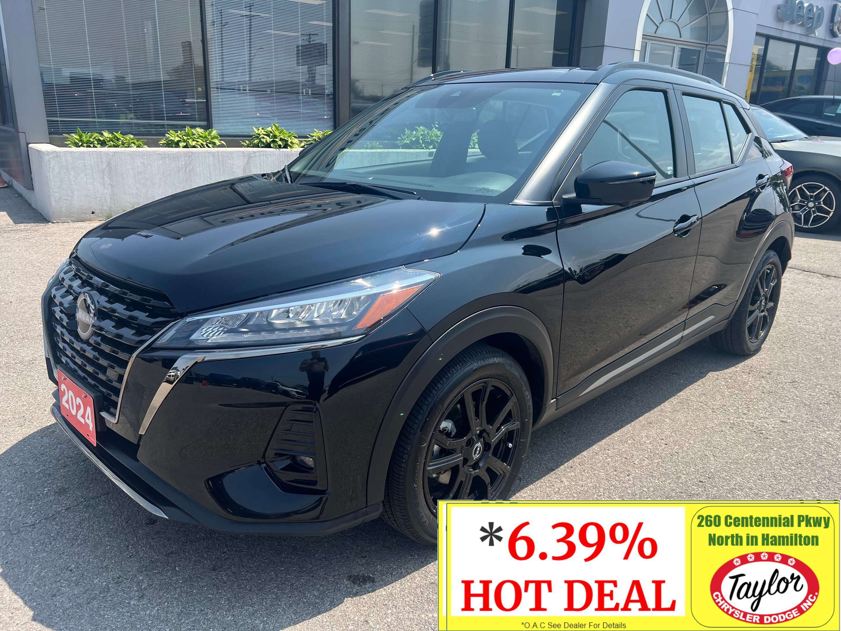 Black 2024 Nissan Kicks SUV / Crossover Front-Wheel Drive Automatic