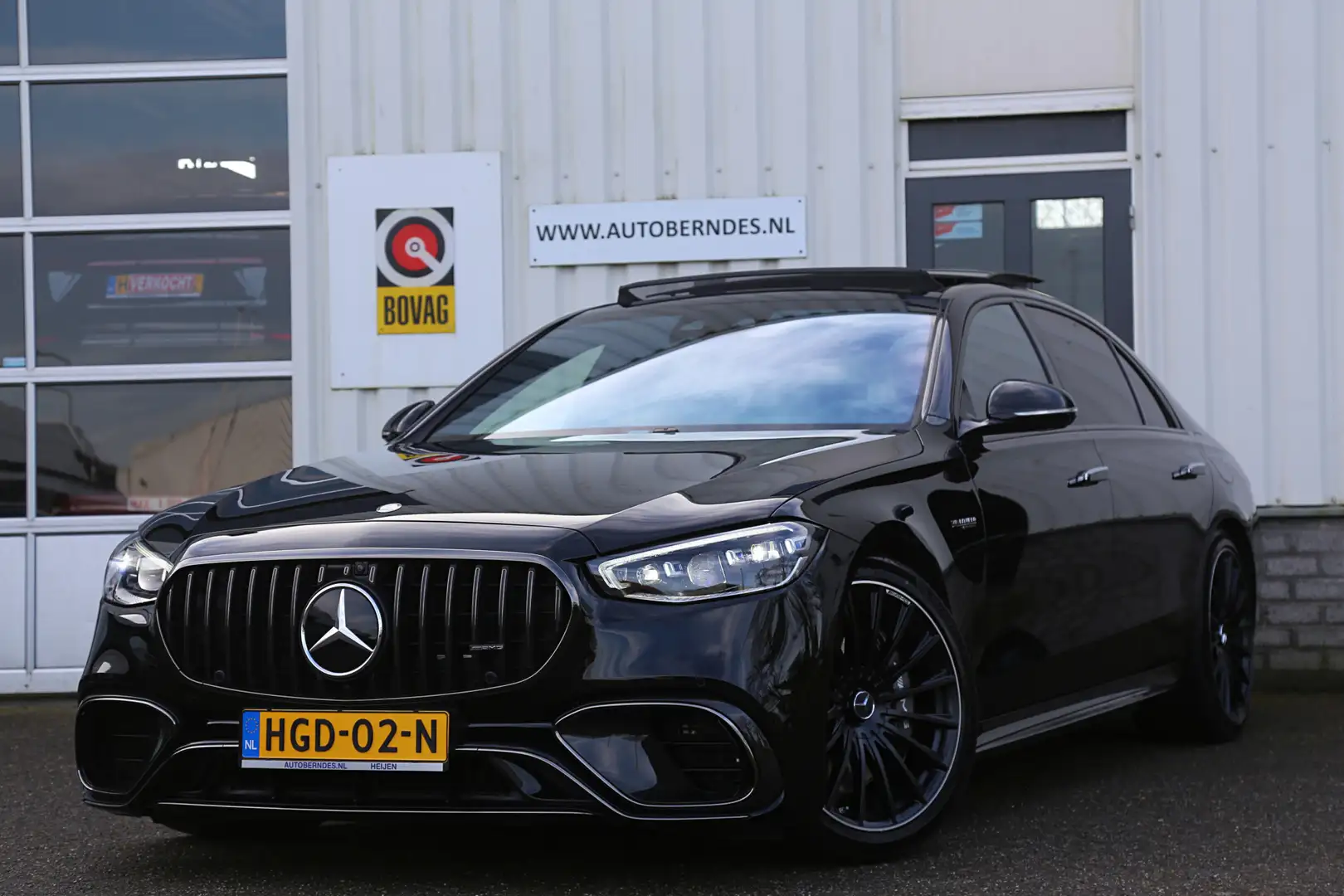 Mercedes-Benz S 63 AMG S E Performance 802PK Lang*BTW*Business Class pakk Černá - 1