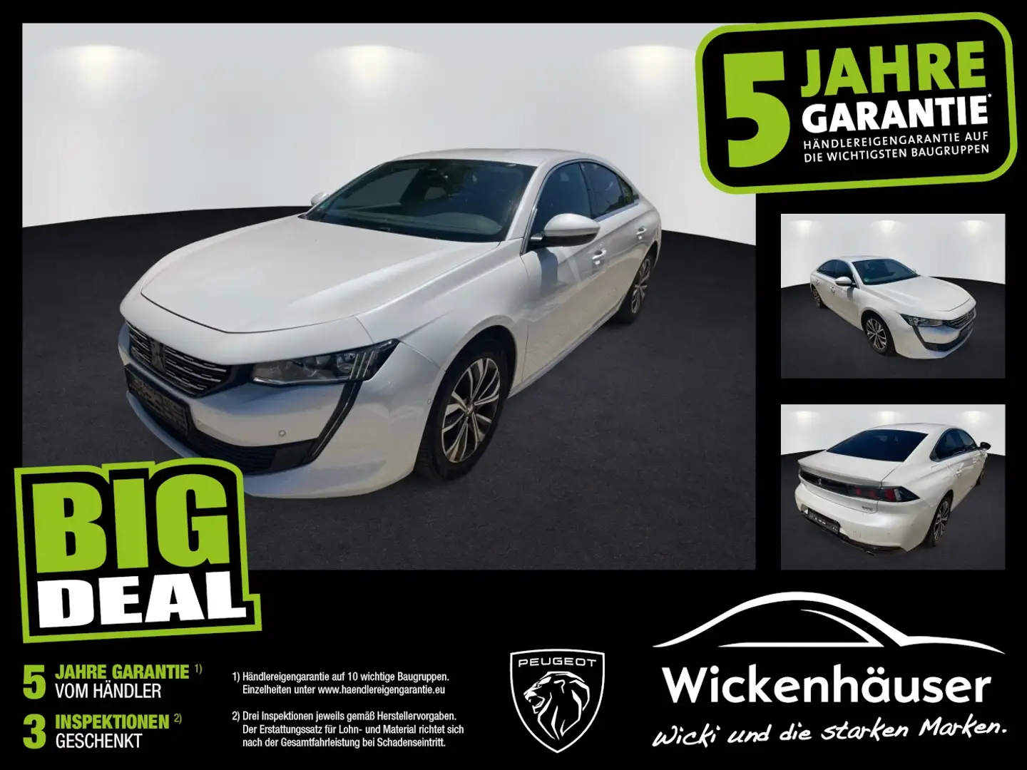 Peugeot 508 PureTech 180 Allure Navi Kamera ToterWinkel Weiß - 1