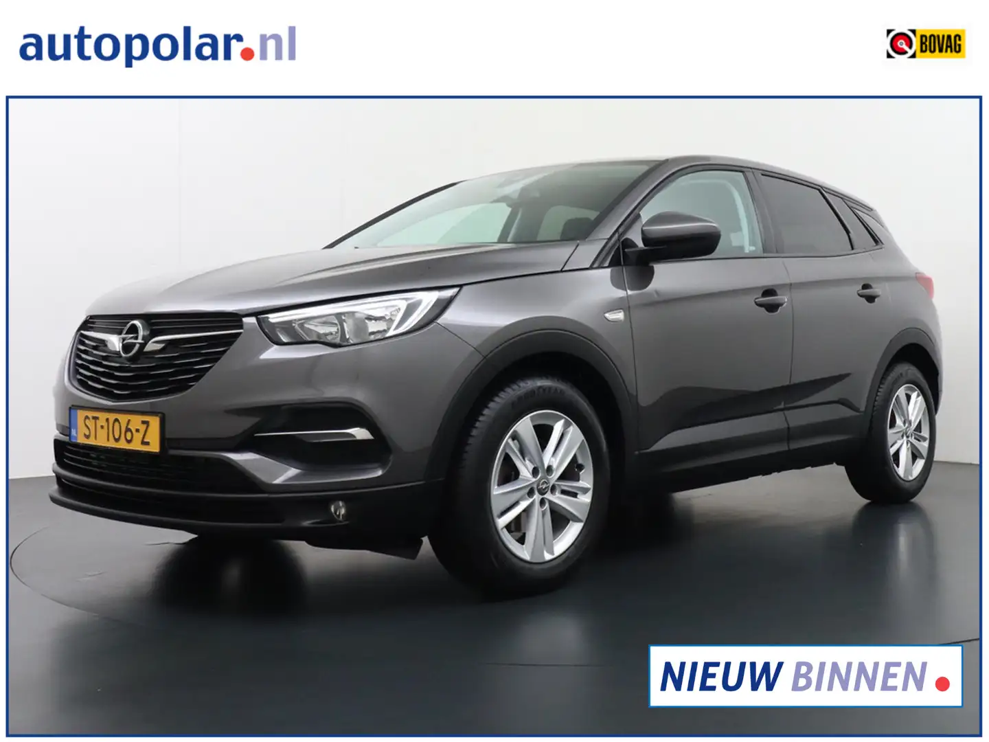 Opel Grandland X 1.2 Turbo Online Edition Carplay/Navi/Cr. control Gris - 1