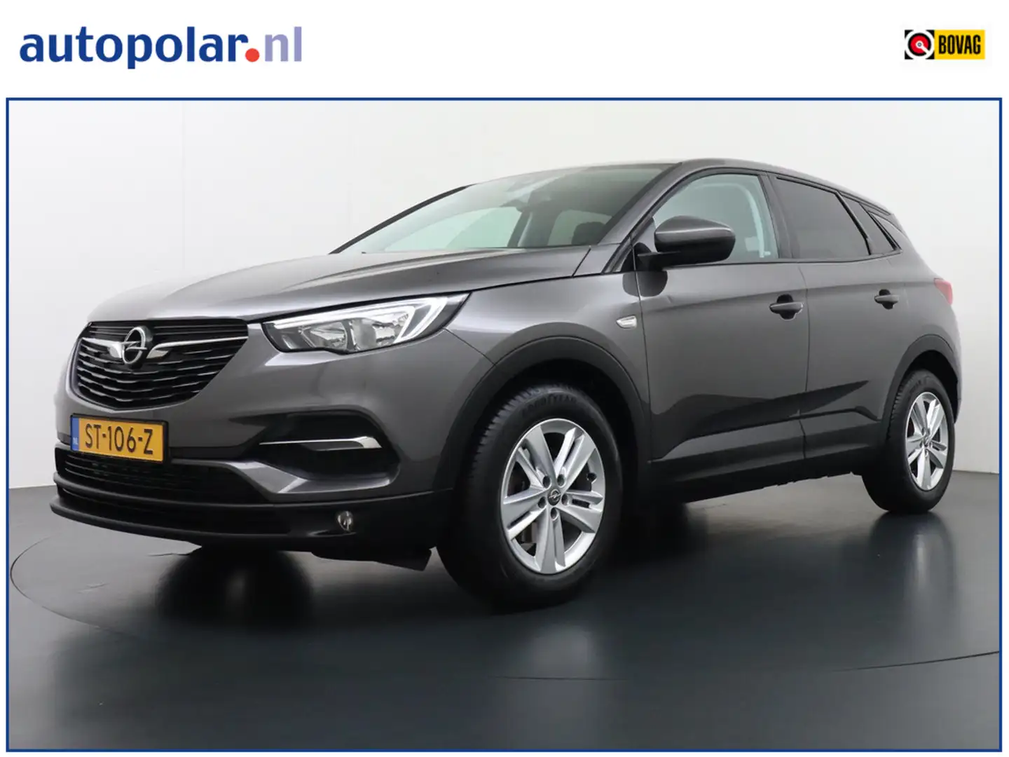 Opel Grandland X 1.2 Turbo Online Edition Carplay/Navi/Cr. control Grijs - 1