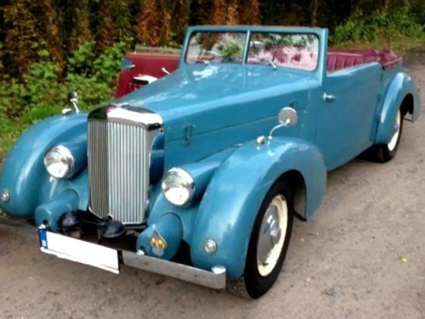 Oldtimer Alvis Pennock cabrio Modrá - 1