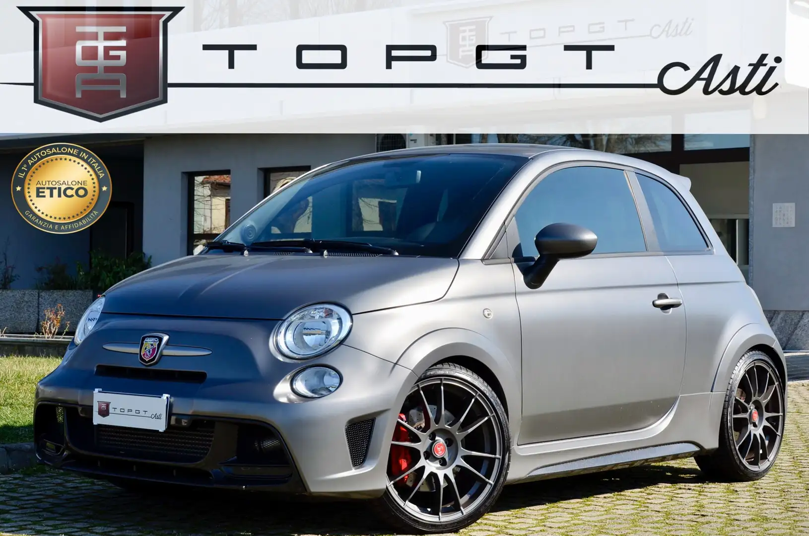 Abarth 695 1.4 16v t. t-jet BIPOSTO 190cv , PERMUTE Gris - 1