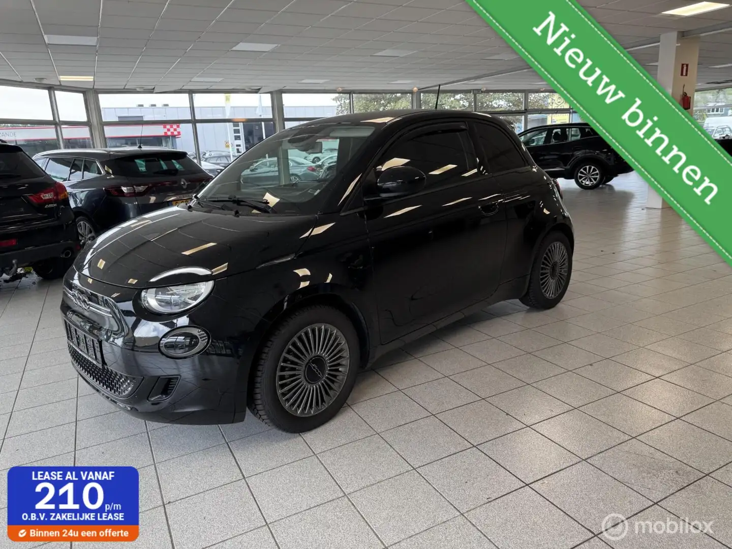 Fiat 500e Icon eerste eigenaar Fiat dealer onderhouden Zwart - 1