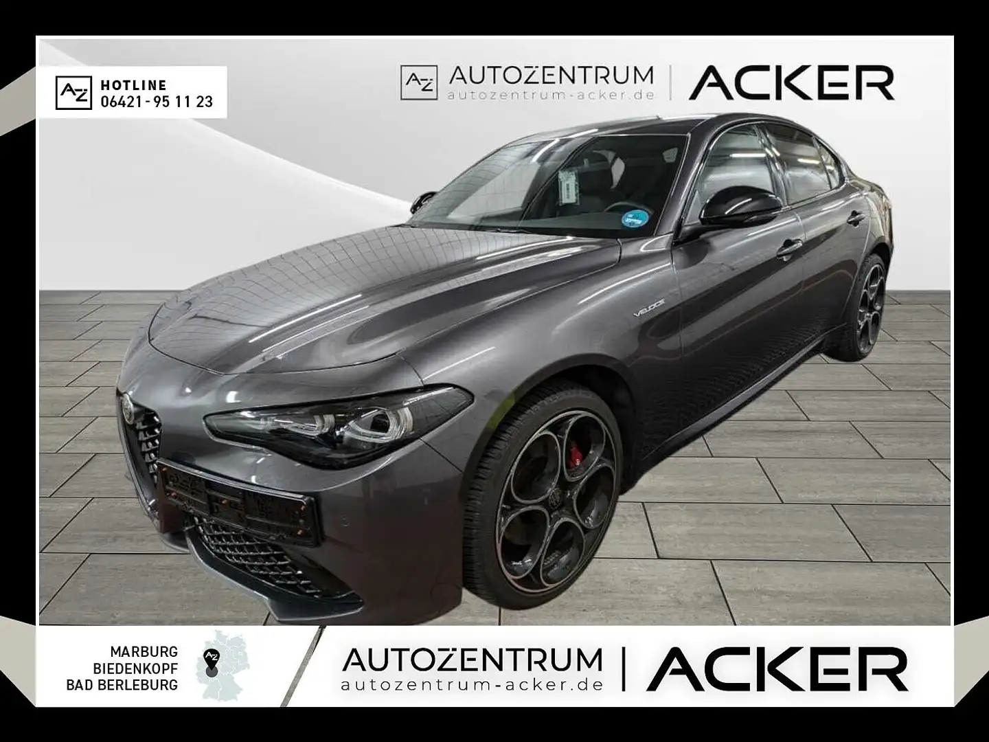 Alfa Romeo Giulia 2.0 Turbo 16V AT8-Q4 Veloce ACC -41%* Grijs - 1